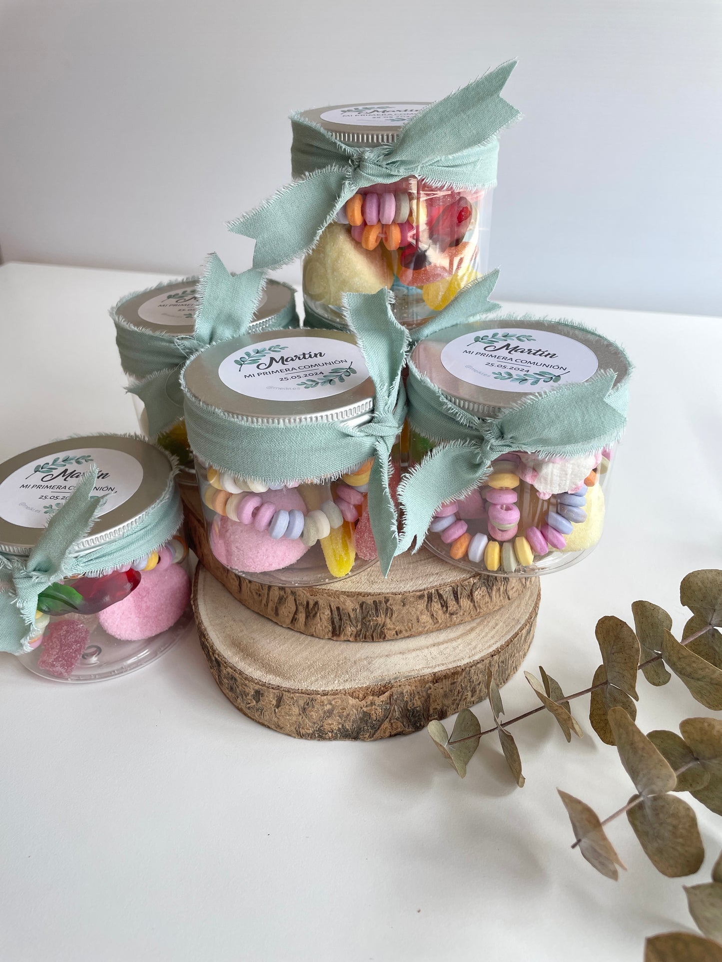 Tarro de chuches personalizado para Comunión