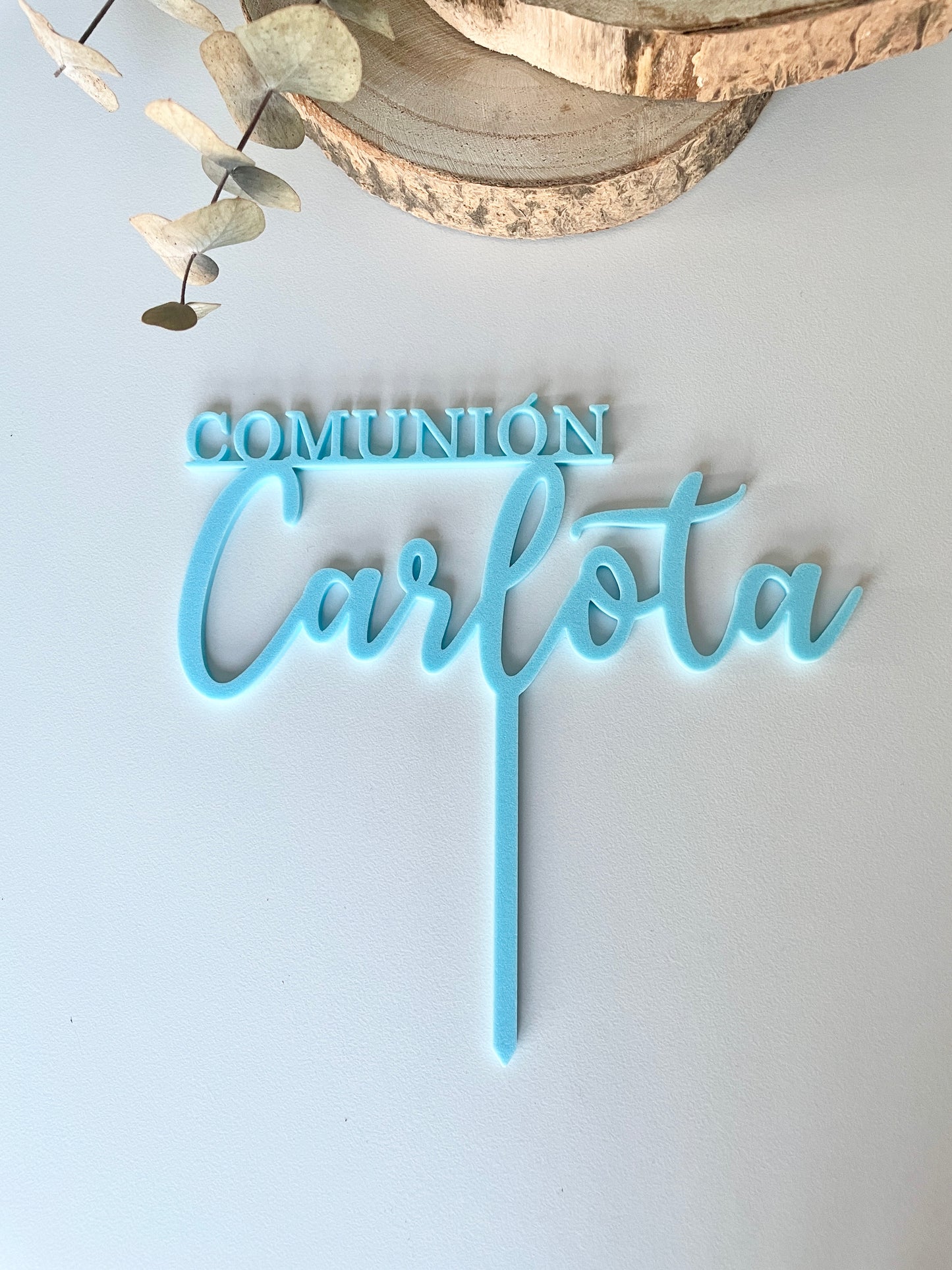 Topper para tarta Comunión personalizado
