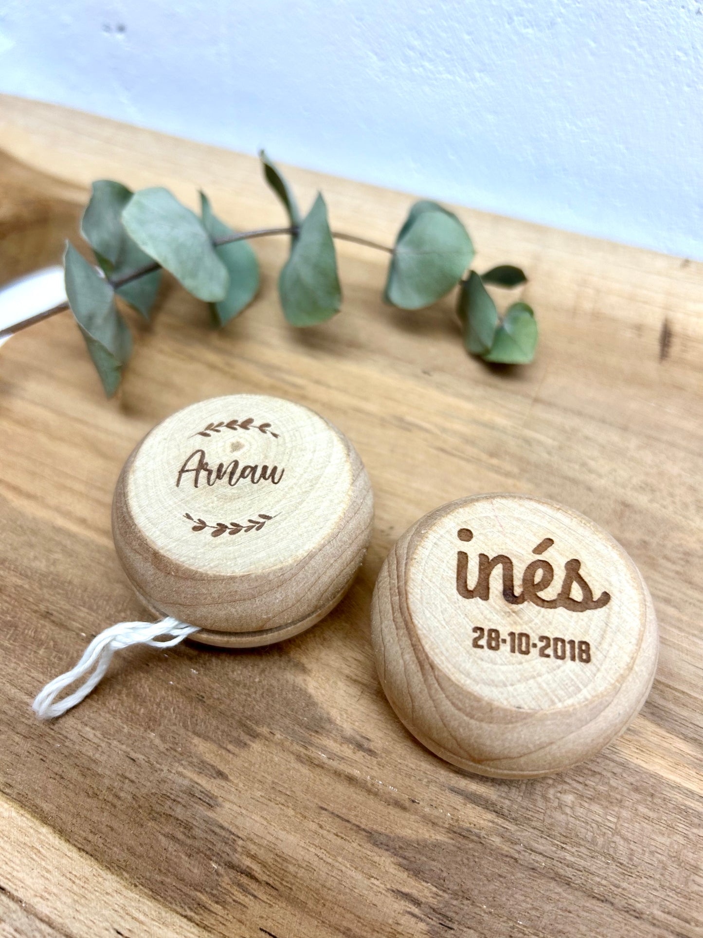 Yoyó de madera personalizado