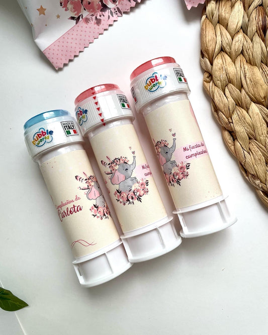 Pomperos de jabón personalizados