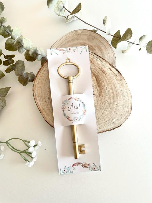 Bolígrafo en forma de llave para Bautizo