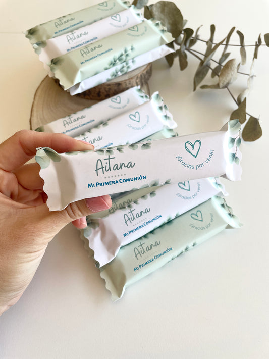 chocolatina personalizada comunion