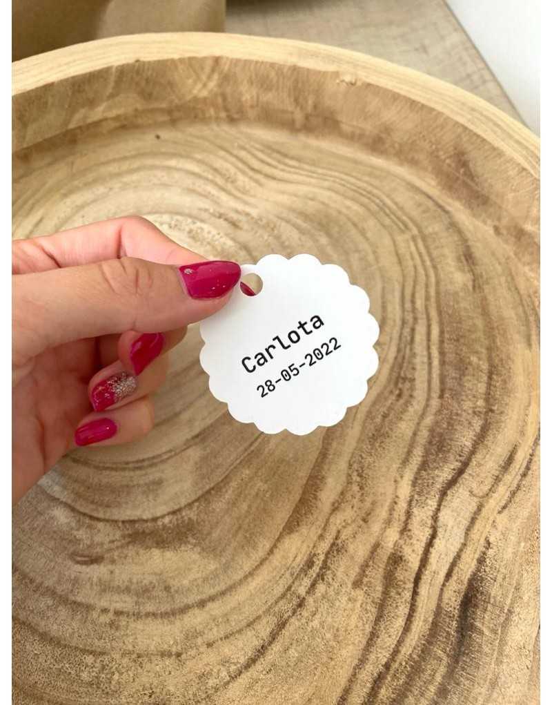 Etiqueta redonda individual (5cm)