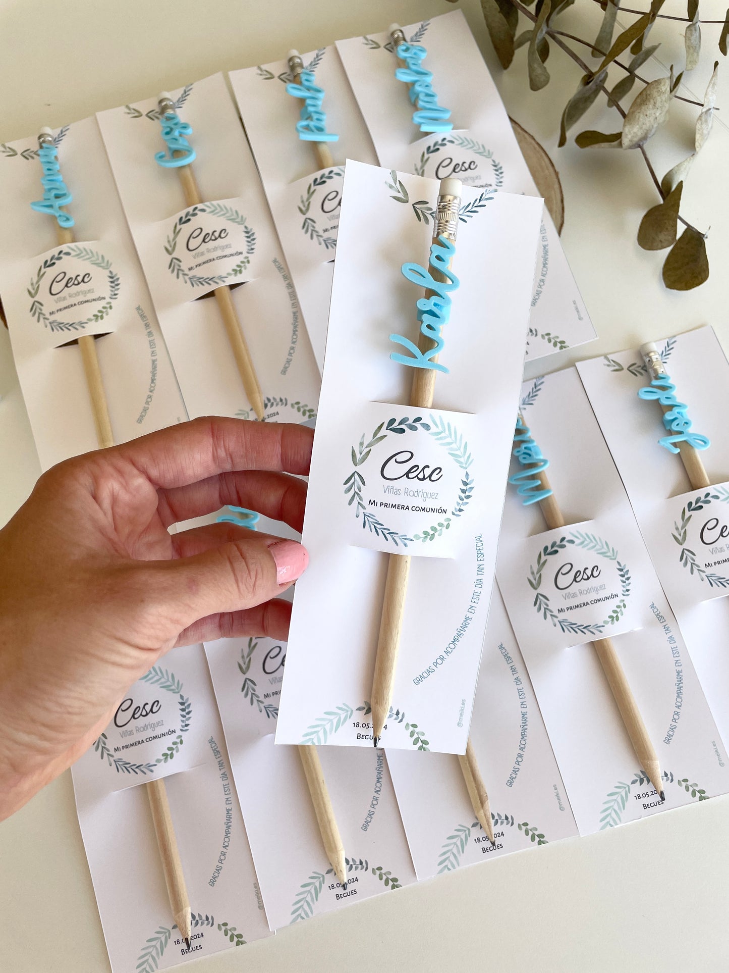 Lápices personalizados para Comunión