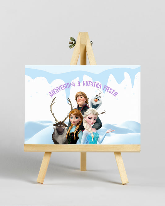 Cartel de bienvenida (Din A4 / Din A3)