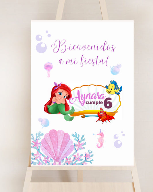 Cartel de bienvenida (Din A4 / Din A3)