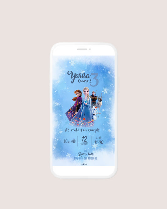 invitacion digital cumpleaños canarias