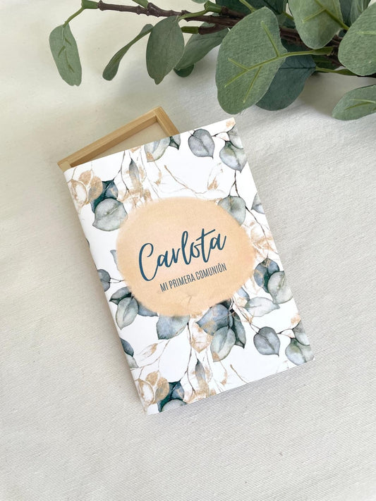 Libreta personalizada especial comunión