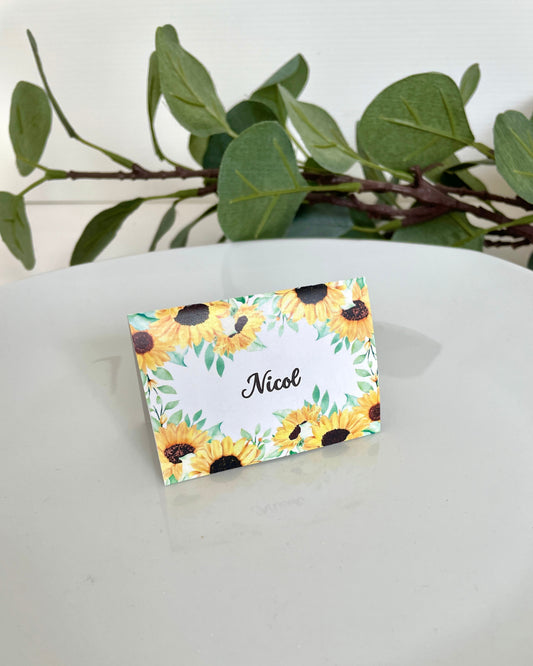 Marcasitio de papel para boda (4uds)