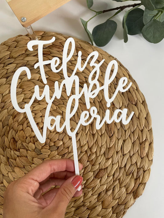 Topper para tarta personalizado