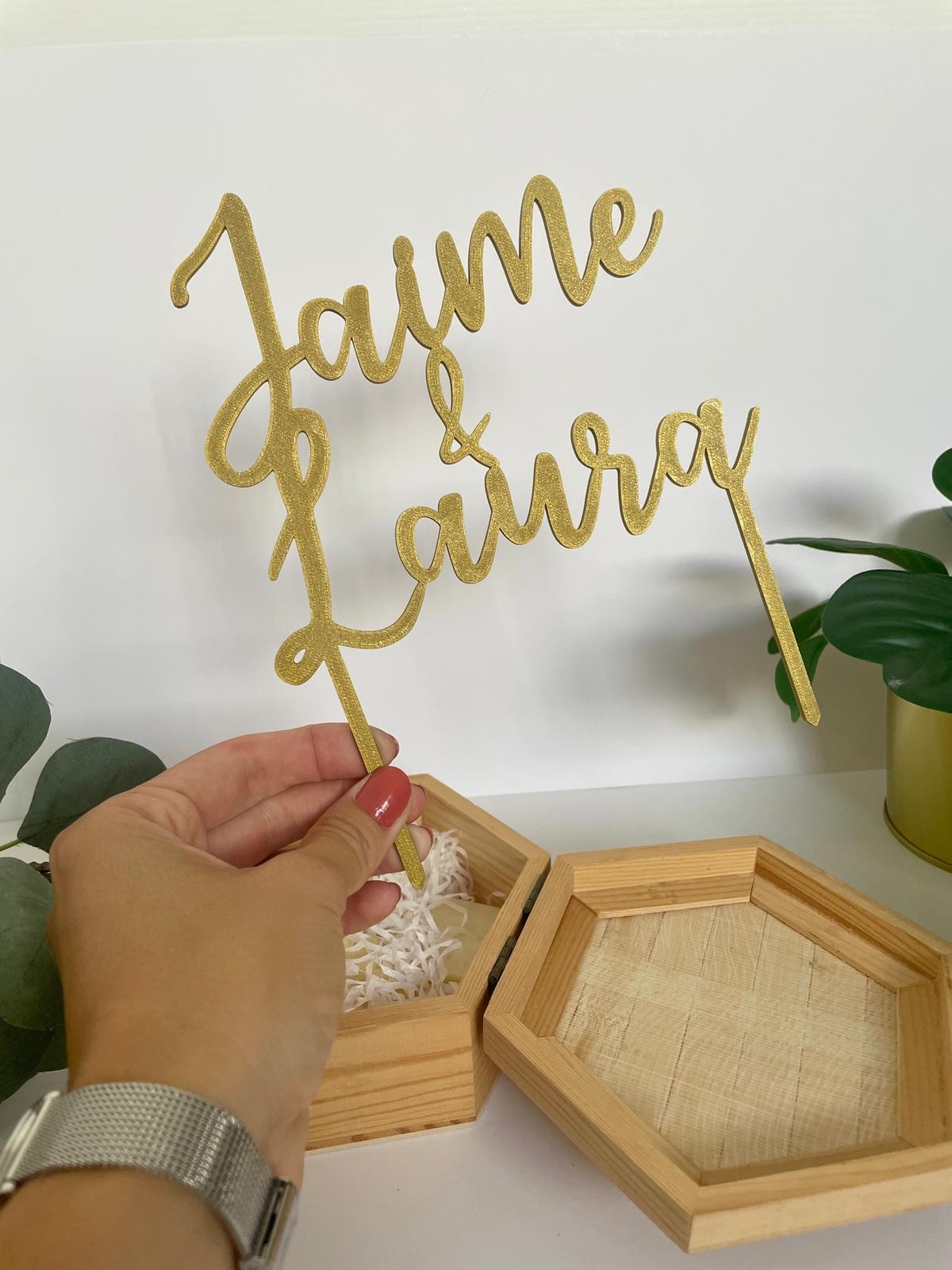 Topper para tarta de boda