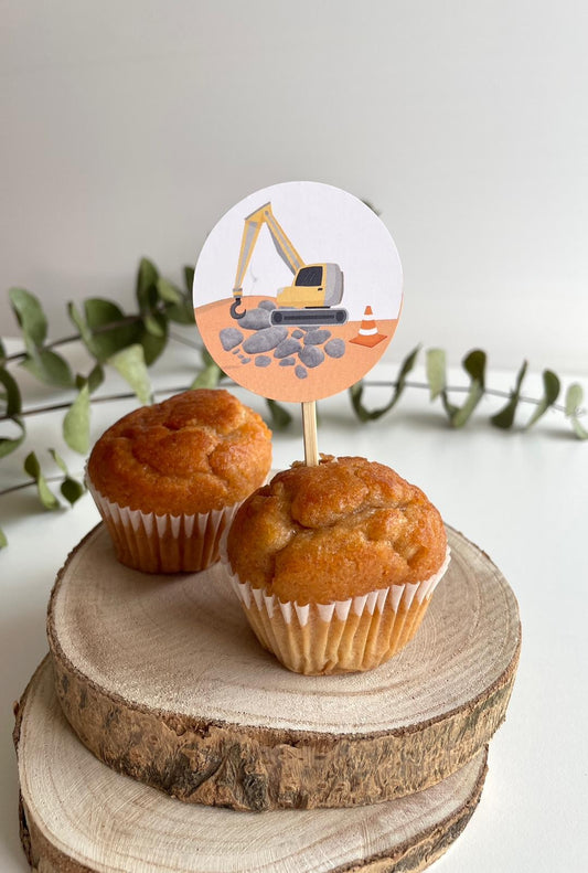 Mini toppers redondos 5cm (12uds.)