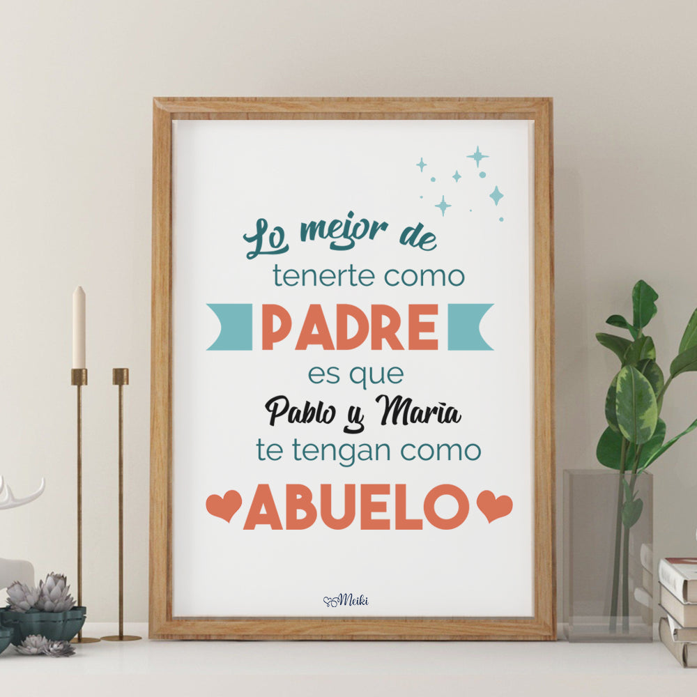Lámina Papá y Abuelo