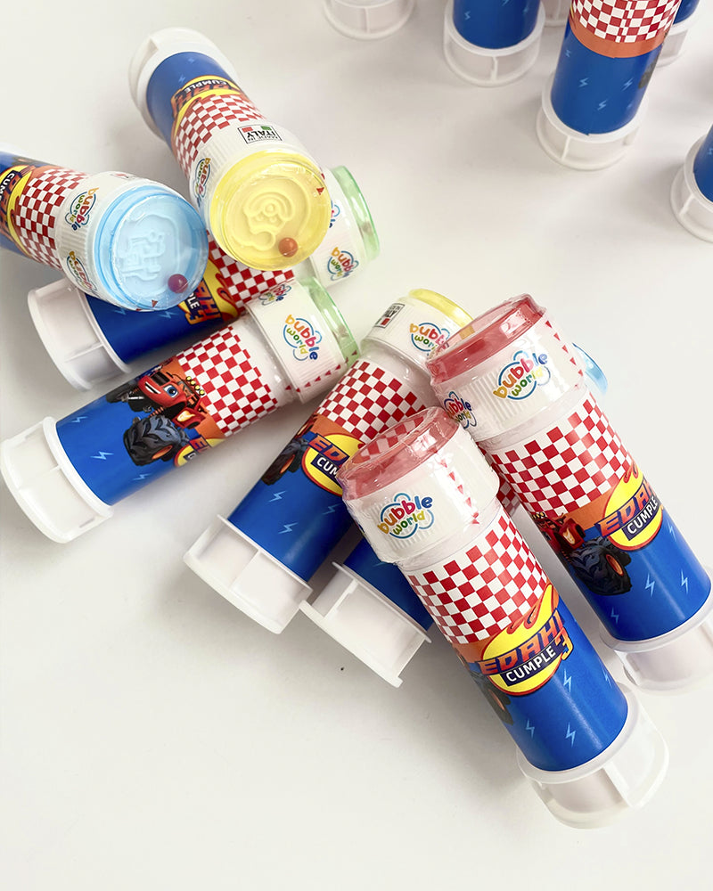 Pomperos de jabón personalizados