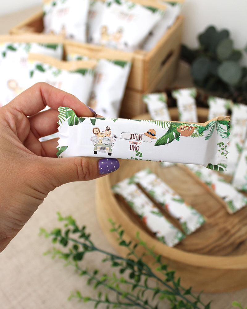 chocolatinas personalizada selva