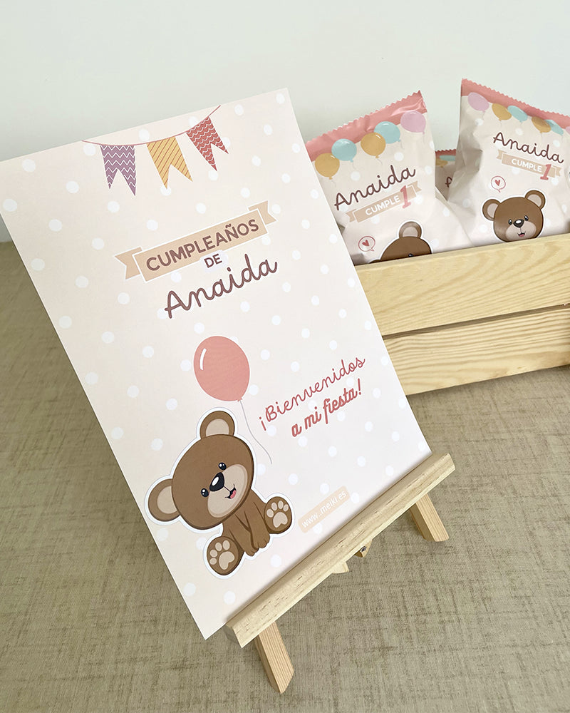 Cartel de bienvenida (Din A4 / Din A3)