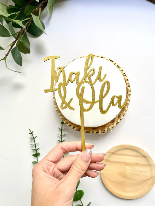 Topper para tarta de boda