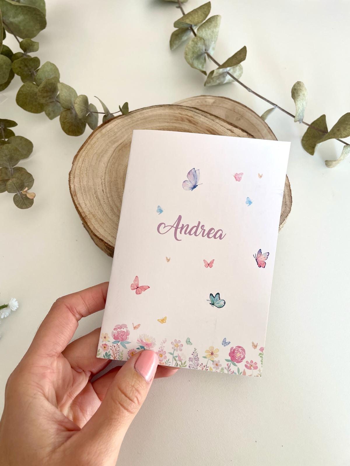 libreta personalizada invitada