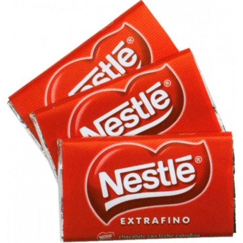 Chocolatina Nestlé personalizada