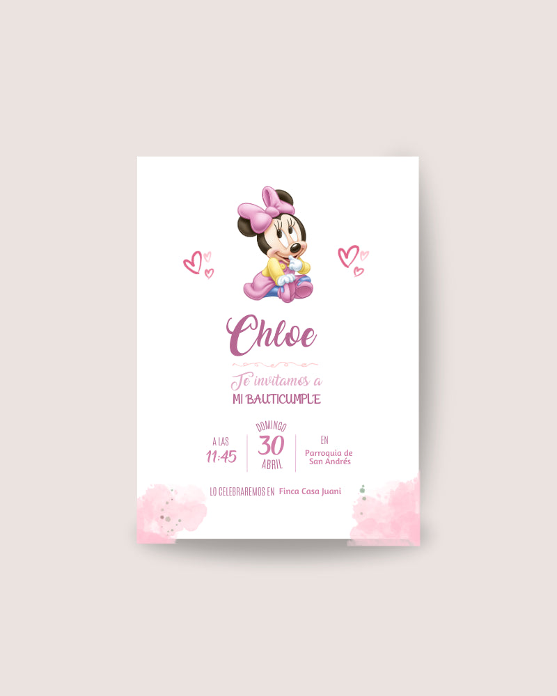 invitación personalizada cumpleaños