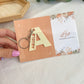 Tarjeta decorativa para presentación de detalles para invitados
