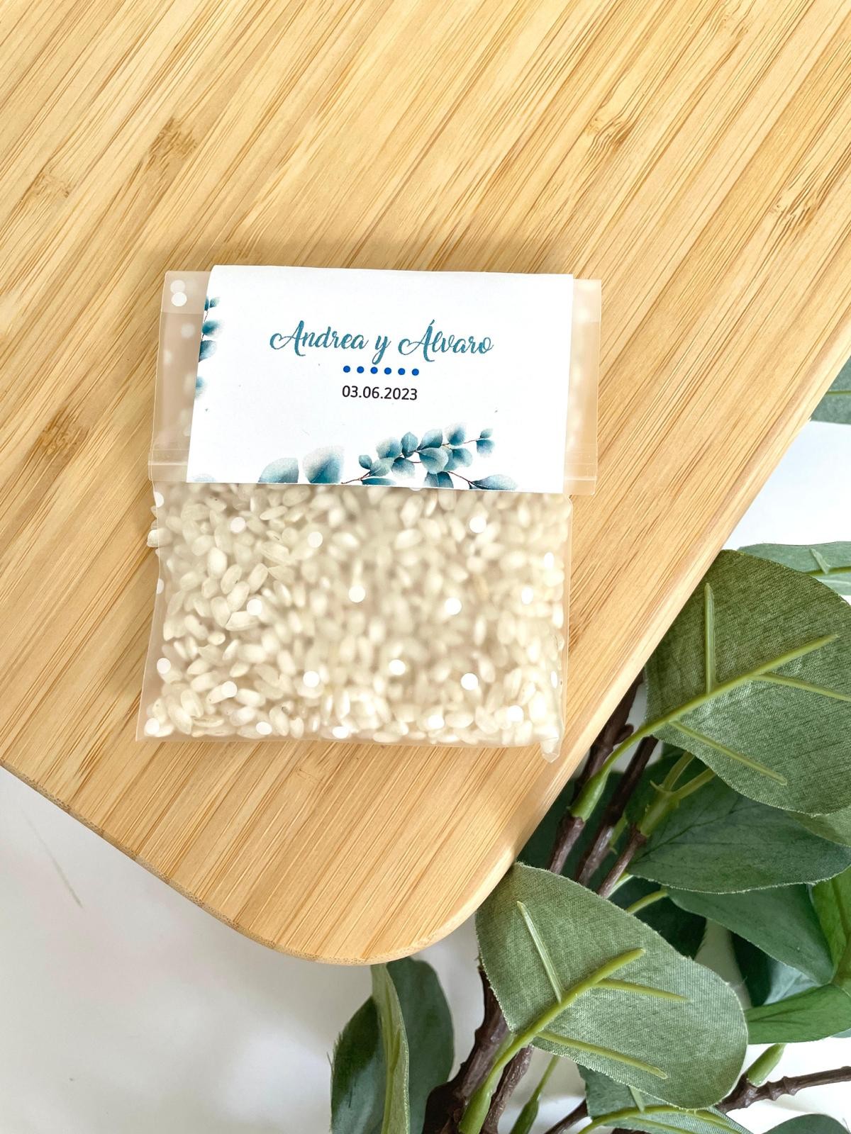 Bolsita de arroz para boda