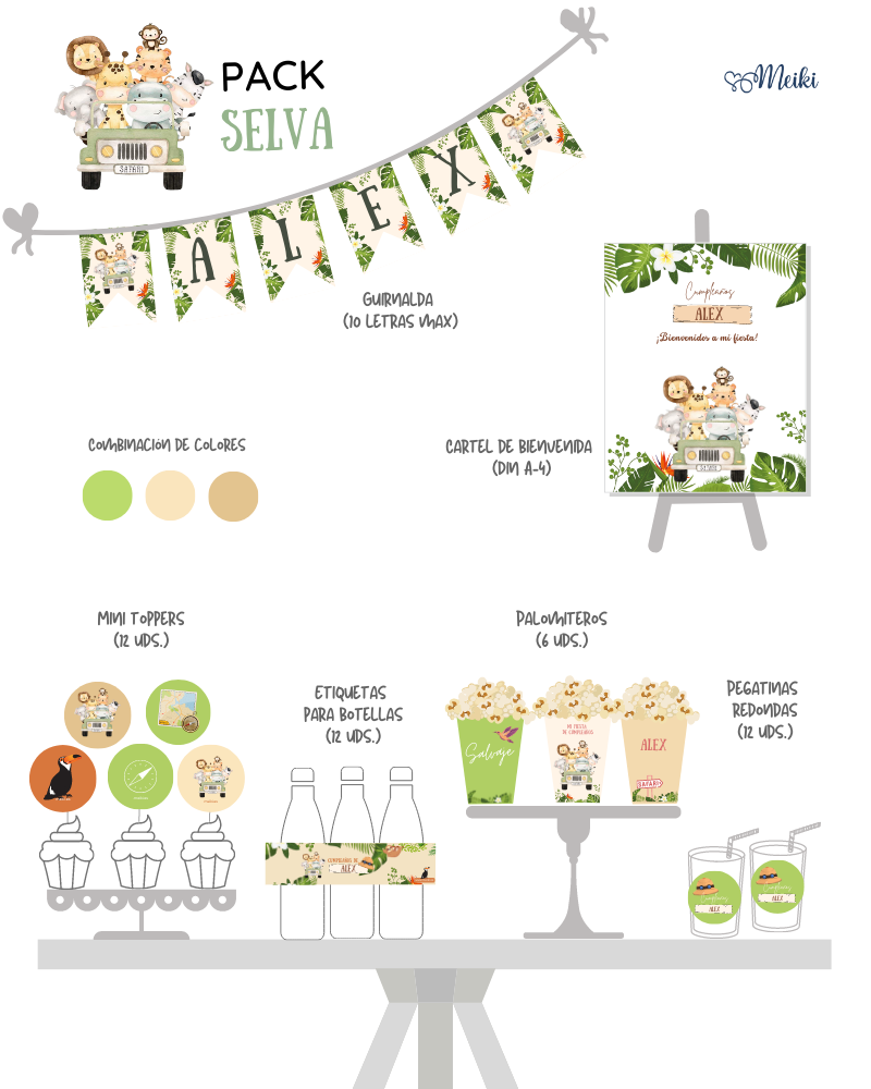 Temática Selva – Meiki.es