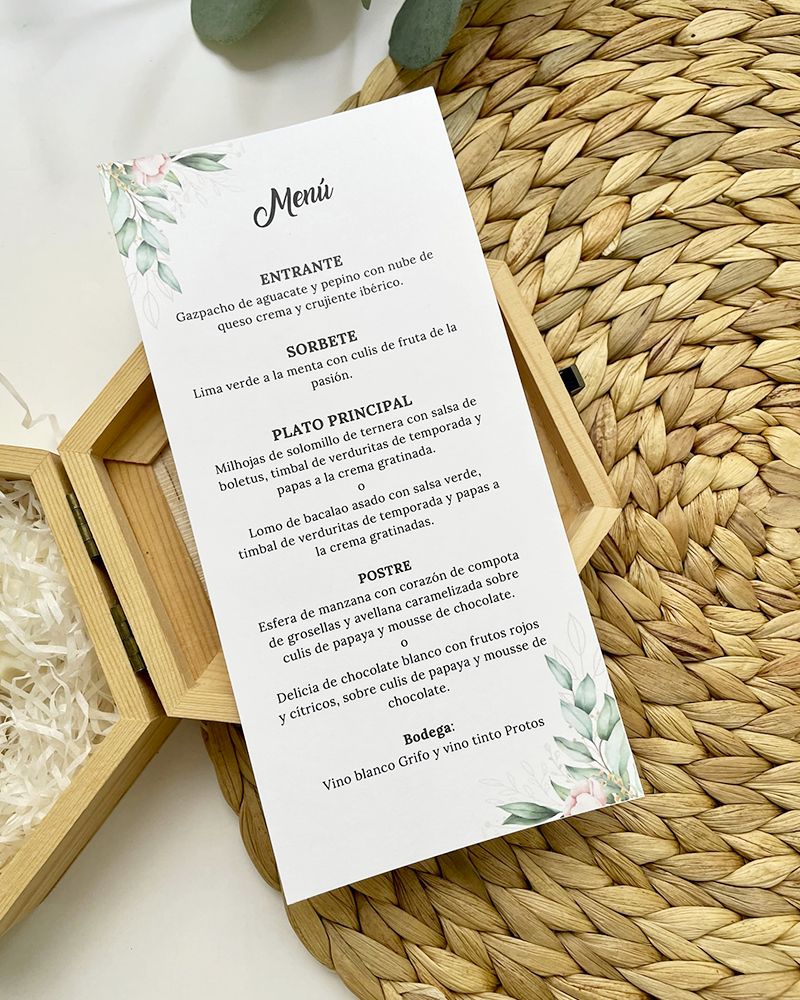 Minuta Example Menu Minuta menú – Meiki.es